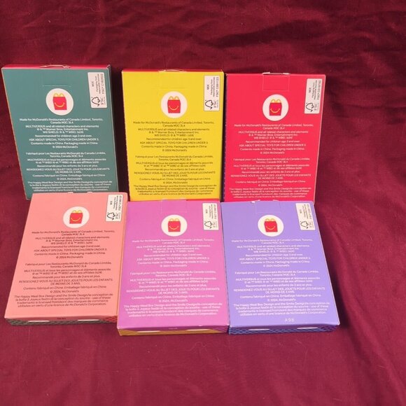 2024 McDonald's Multiversus Happy Meal Toys โโ Full Set of 6 โ New Sealed - Picture 4 of 4